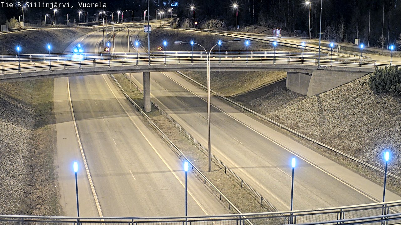 Weather Camera Image Road 5 Siilinjärvi, Vuorela, Siilinjärvi, Pohjois-Savo