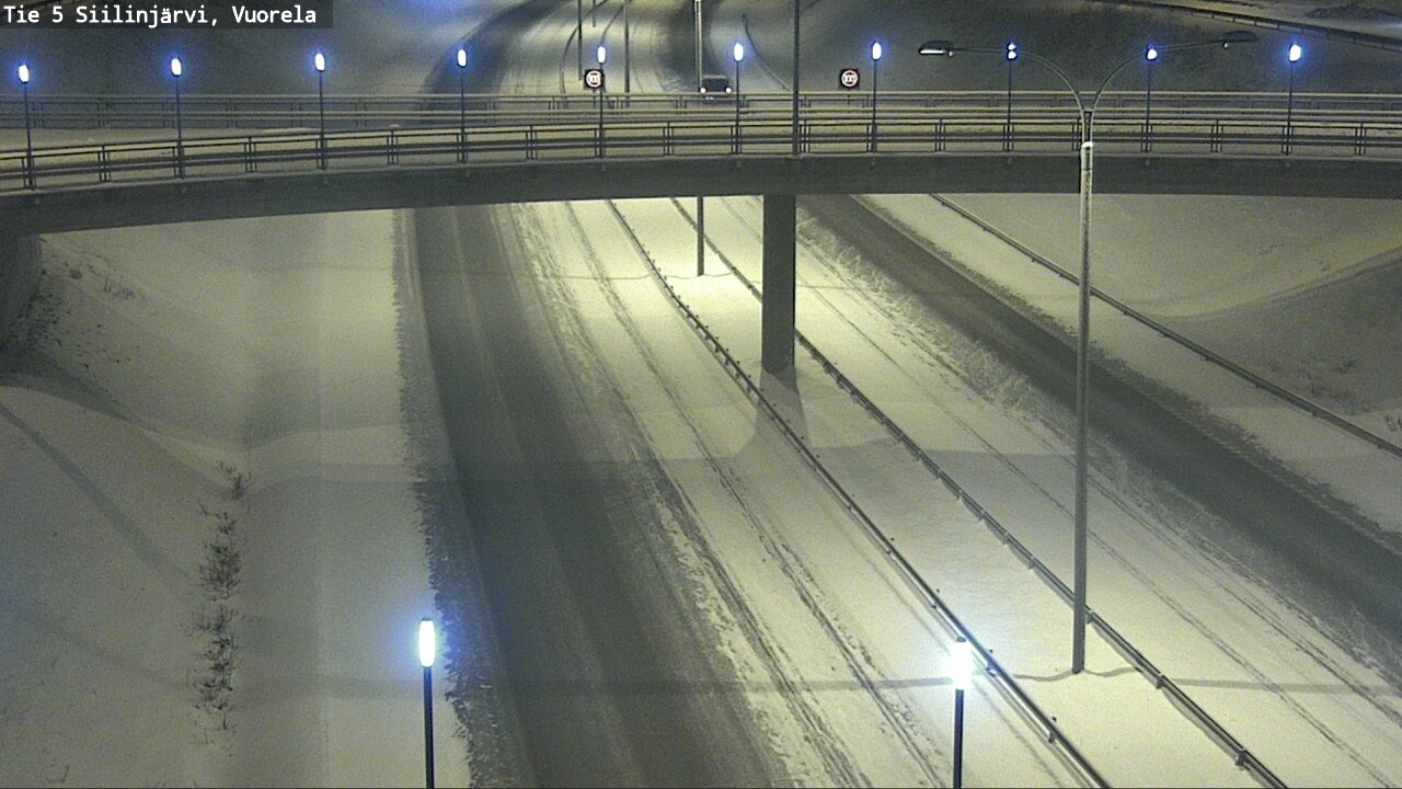 Kelikamerat Kuva Tie 5 Siilinjärvi, Vuorela, Siilinjärvi, Pohjois-Savo