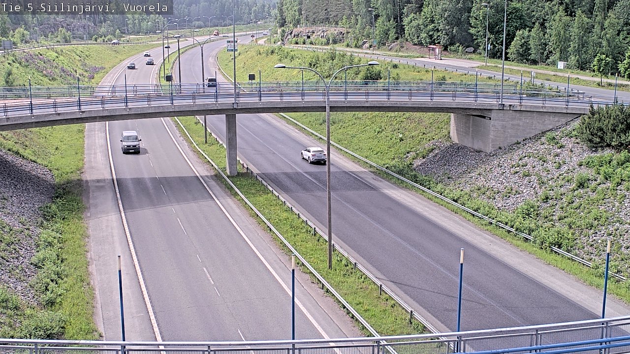 Kelikamerat Kuva Tie 5 Siilinjärvi, Vuorela, Siilinjärvi, Pohjois-Savo