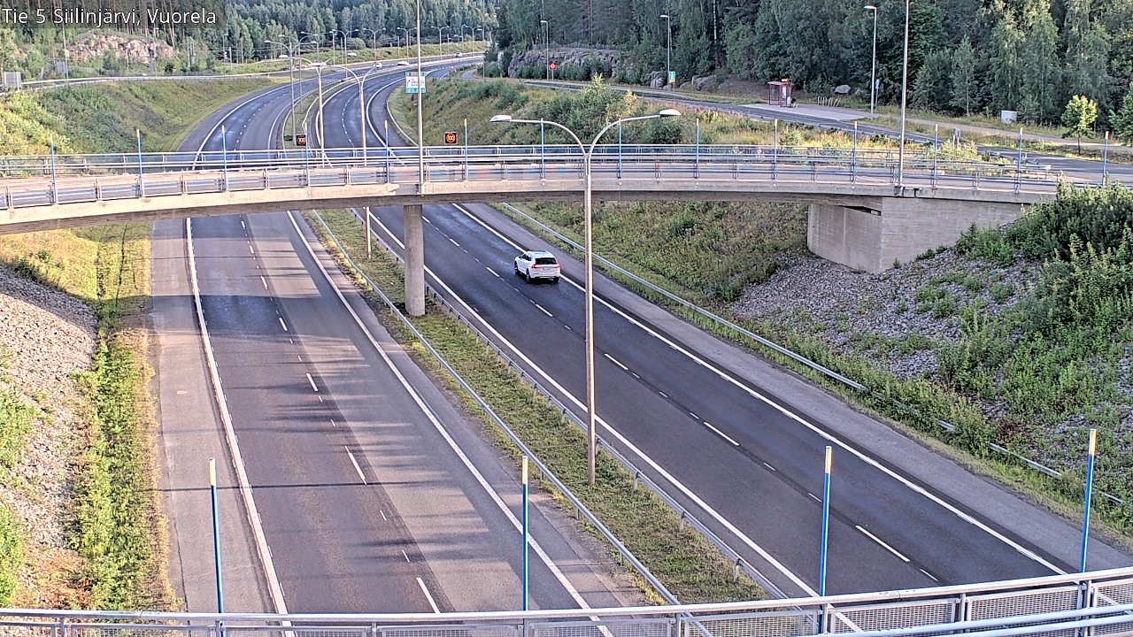 Kelikamerat Kuva Tie 5 Siilinjärvi, Vuorela, Siilinjärvi, Pohjois-Savo