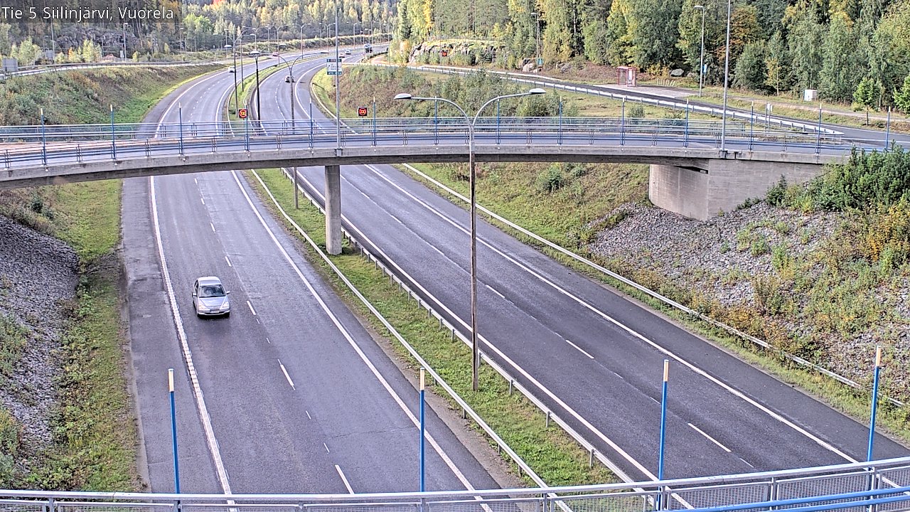 Weather Camera Image Väg 5 Siilinjärvi, Vuorela, Siilinjärvi, Pohjois-Savo