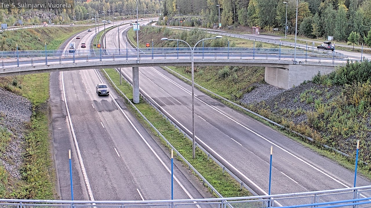 Kelikamerat Kuva Tie 5 Siilinjärvi, Vuorela, Siilinjärvi, Pohjois-Savo