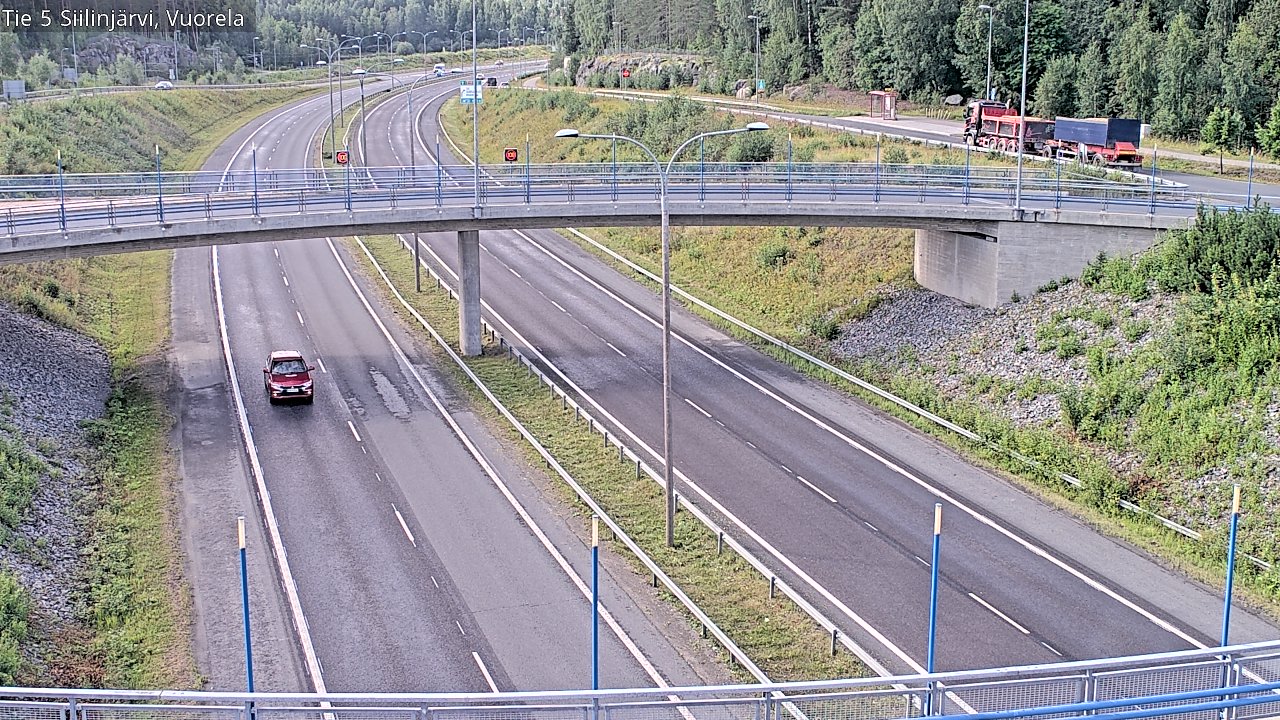 Kelikamerat Kuva Tie 5 Siilinjärvi, Vuorela, Siilinjärvi, Pohjois-Savo