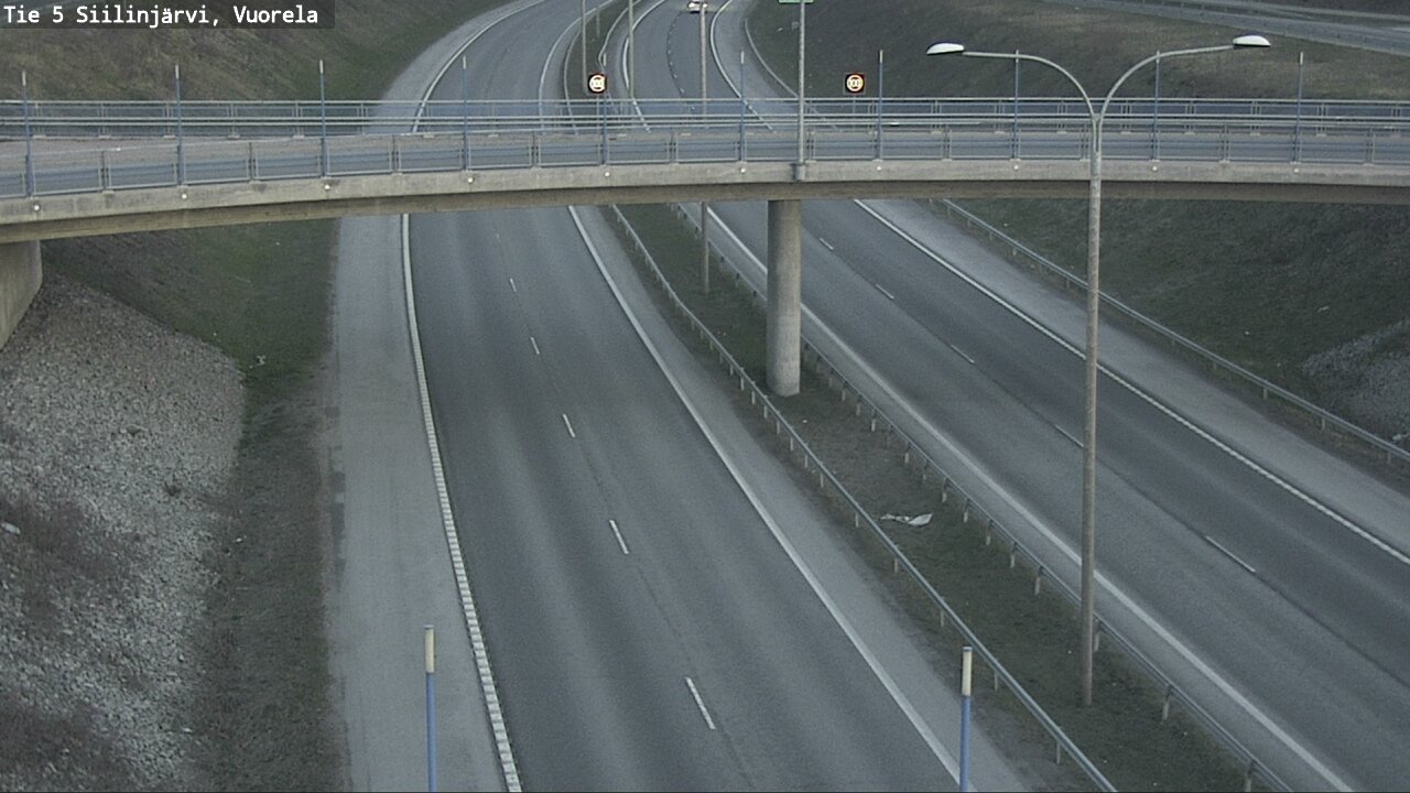 Weather Camera Image Road 5 Siilinjärvi, Vuorela, Siilinjärvi, Pohjois-Savo