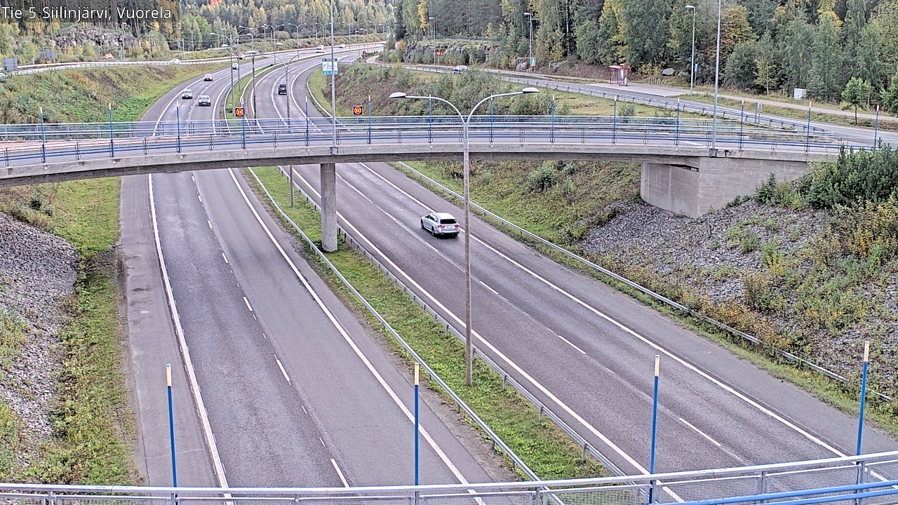 Weather Camera Image Väg 5 Siilinjärvi, Vuorela, Siilinjärvi, Pohjois-Savo