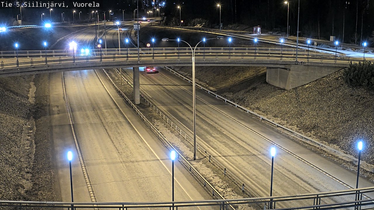 Kelikamerat Kuva Tie 5 Siilinjärvi, Vuorela, Siilinjärvi, Pohjois-Savo