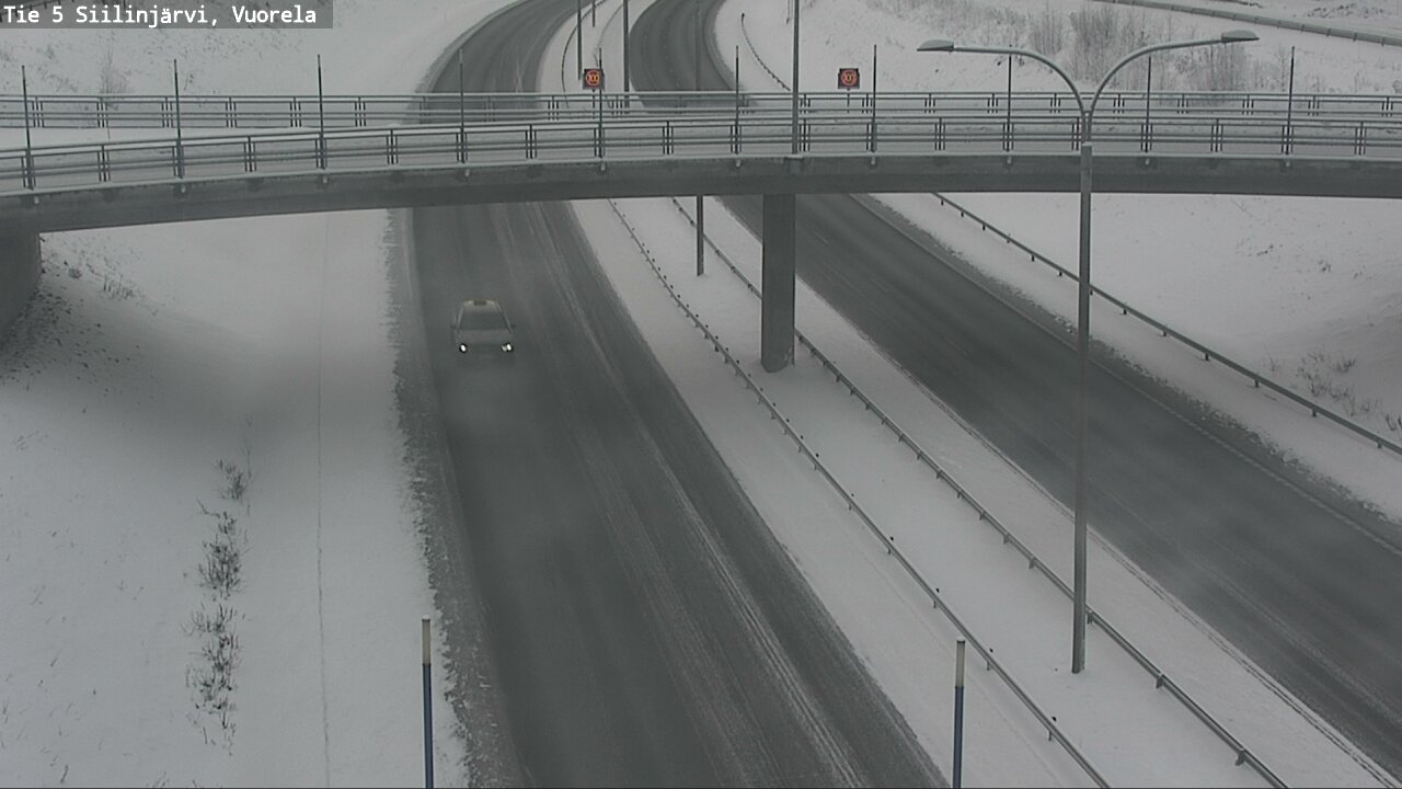 Weather Camera Image Väg 5 Siilinjärvi, Vuorela, Siilinjärvi, Pohjois-Savo