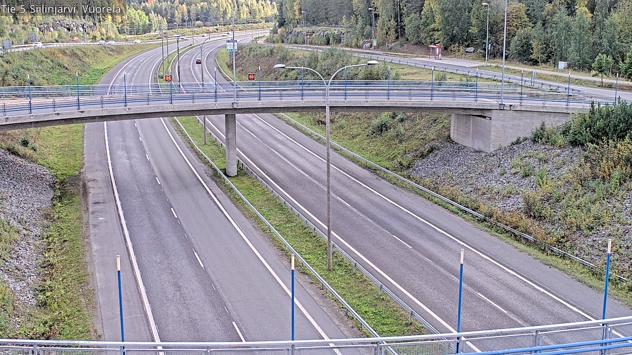 Weather Camera Image Väg 5 Siilinjärvi, Vuorela, Siilinjärvi, Pohjois-Savo