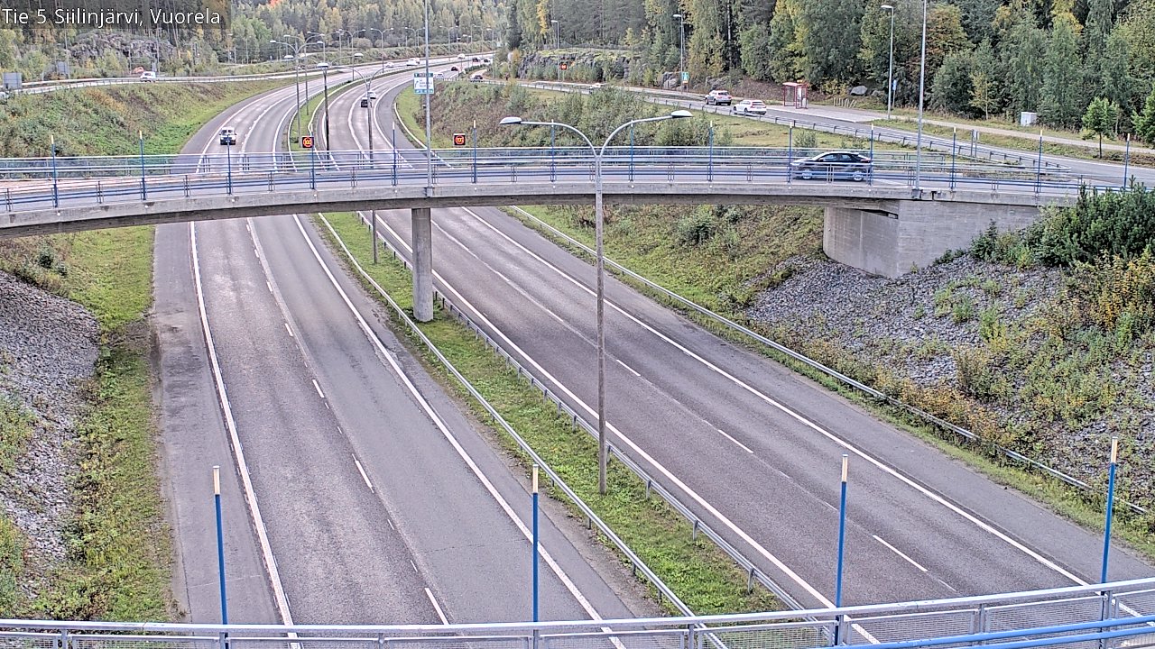 Weather Camera Image Väg 5 Siilinjärvi, Vuorela, Siilinjärvi, Pohjois-Savo