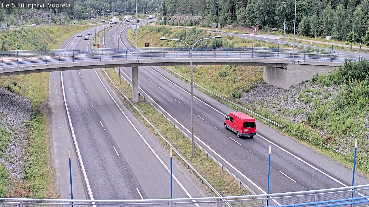 Weather Camera Image Road 5 Siilinjärvi, Vuorela, Siilinjärvi, Pohjois-Savo