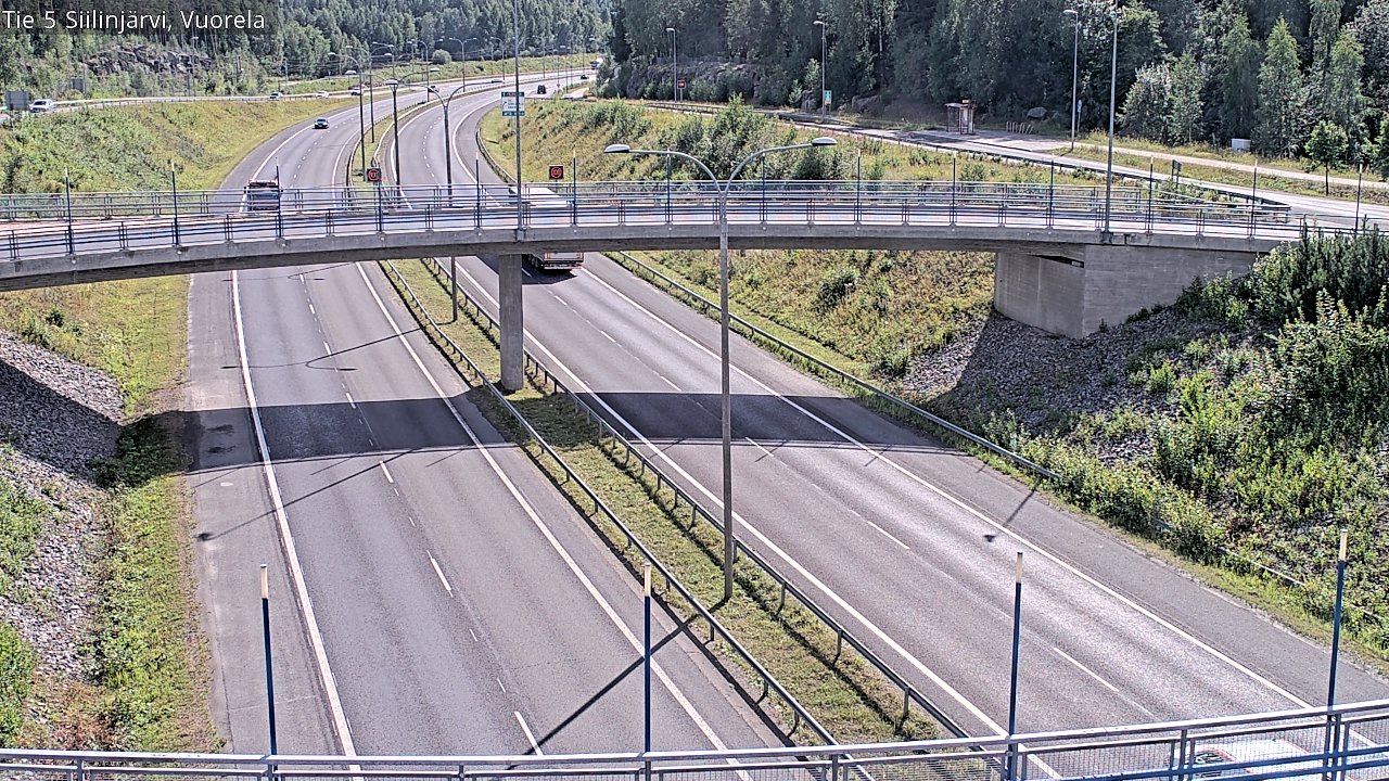 Kelikamerat Kuva Tie 5 Siilinjärvi, Vuorela, Siilinjärvi, Pohjois-Savo