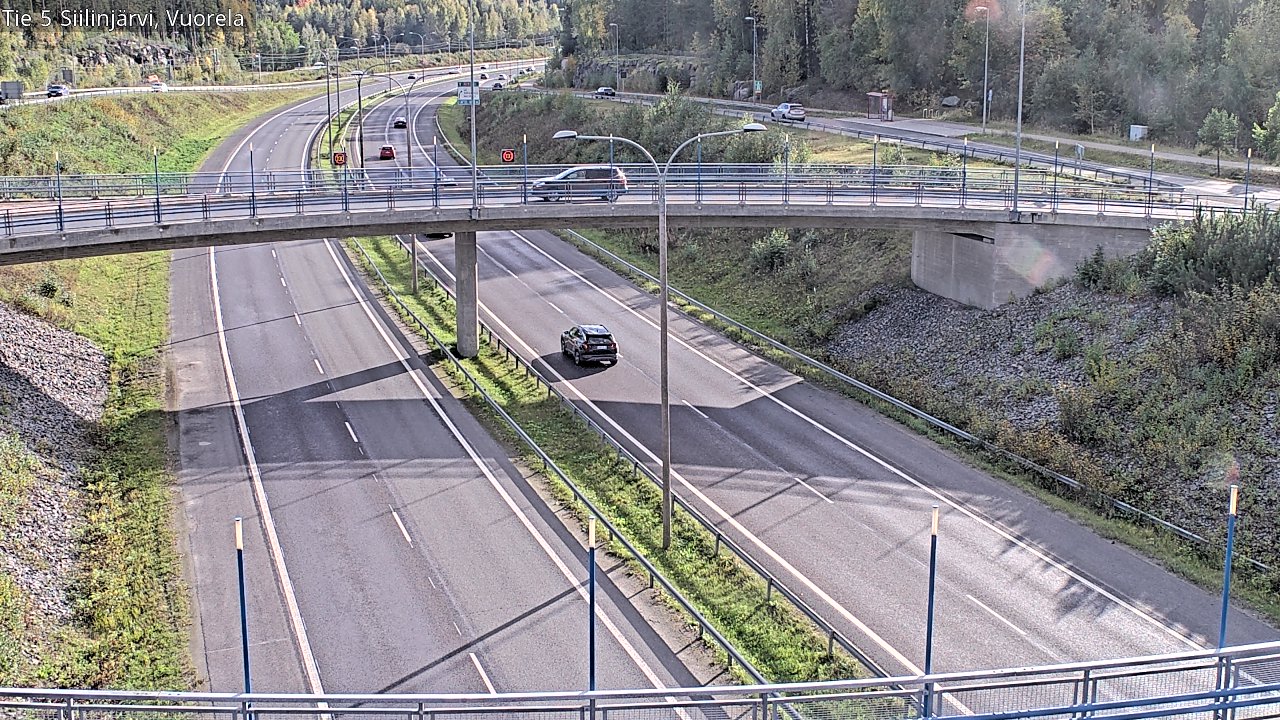 Weather Camera Image Väg 5 Siilinjärvi, Vuorela, Siilinjärvi, Pohjois-Savo