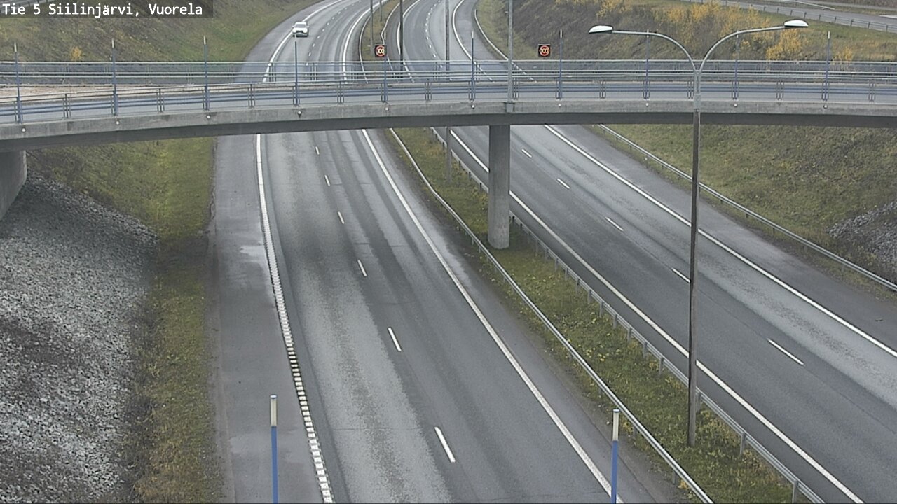 Weather Camera Image Väg 5 Siilinjärvi, Vuorela, Siilinjärvi, Pohjois-Savo
