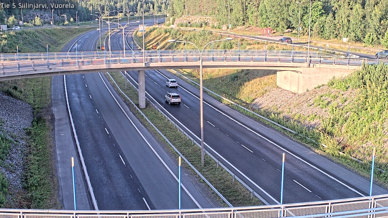 Kelikamerat Kuva Tie 5 Siilinjärvi, Vuorela, Siilinjärvi, Pohjois-Savo