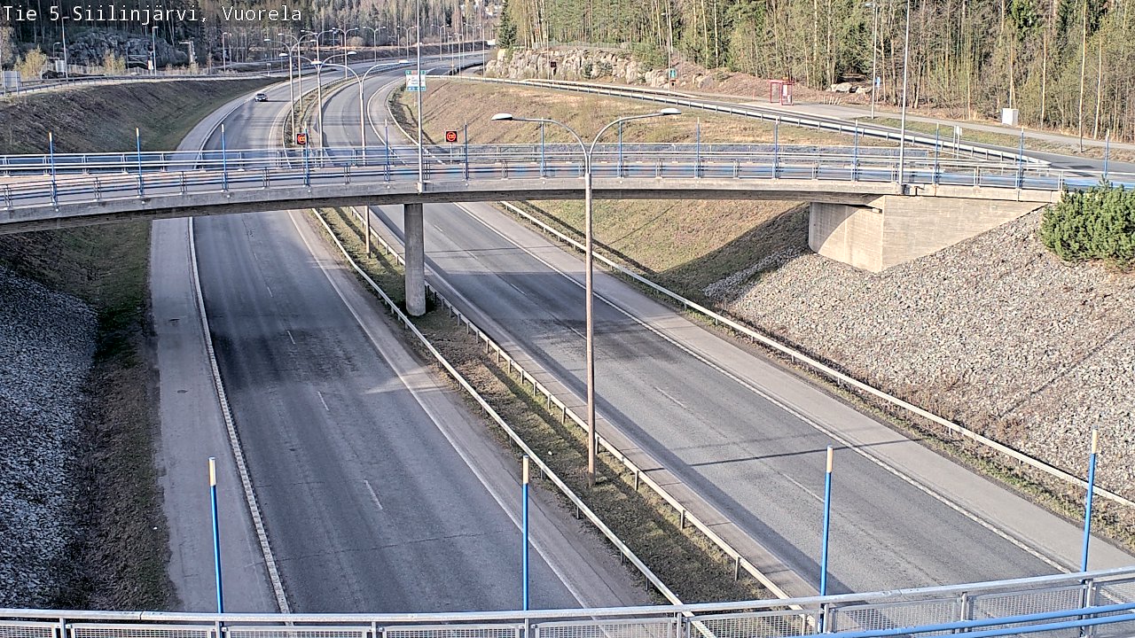 Weather Camera Image Väg 5 Siilinjärvi, Vuorela, Siilinjärvi, Pohjois-Savo