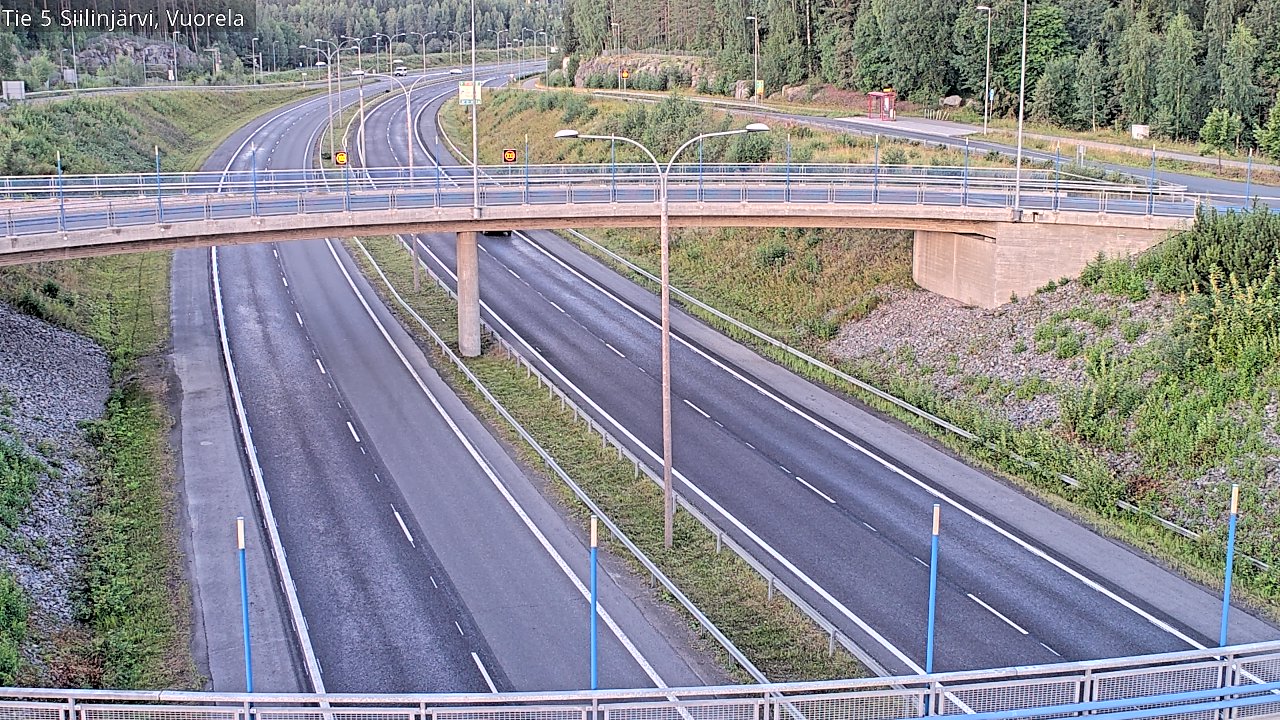 Weather Camera Image Väg 5 Siilinjärvi, Vuorela, Siilinjärvi, Pohjois-Savo