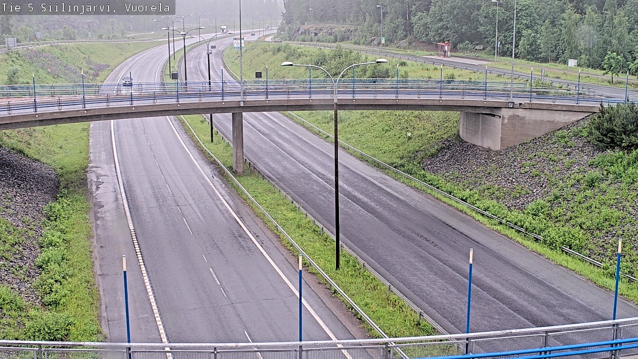 Weather Camera Image Väg 5 Siilinjärvi, Vuorela, Siilinjärvi, Pohjois-Savo