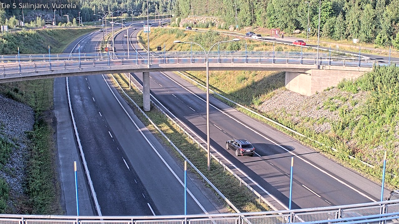 Weather Camera Image Road 5 Siilinjärvi, Vuorela, Siilinjärvi, Pohjois-Savo