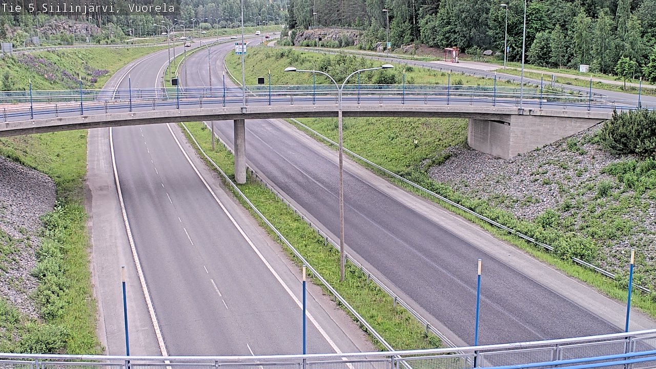 Kelikamerat Kuva Tie 5 Siilinjärvi, Vuorela, Siilinjärvi, Pohjois-Savo