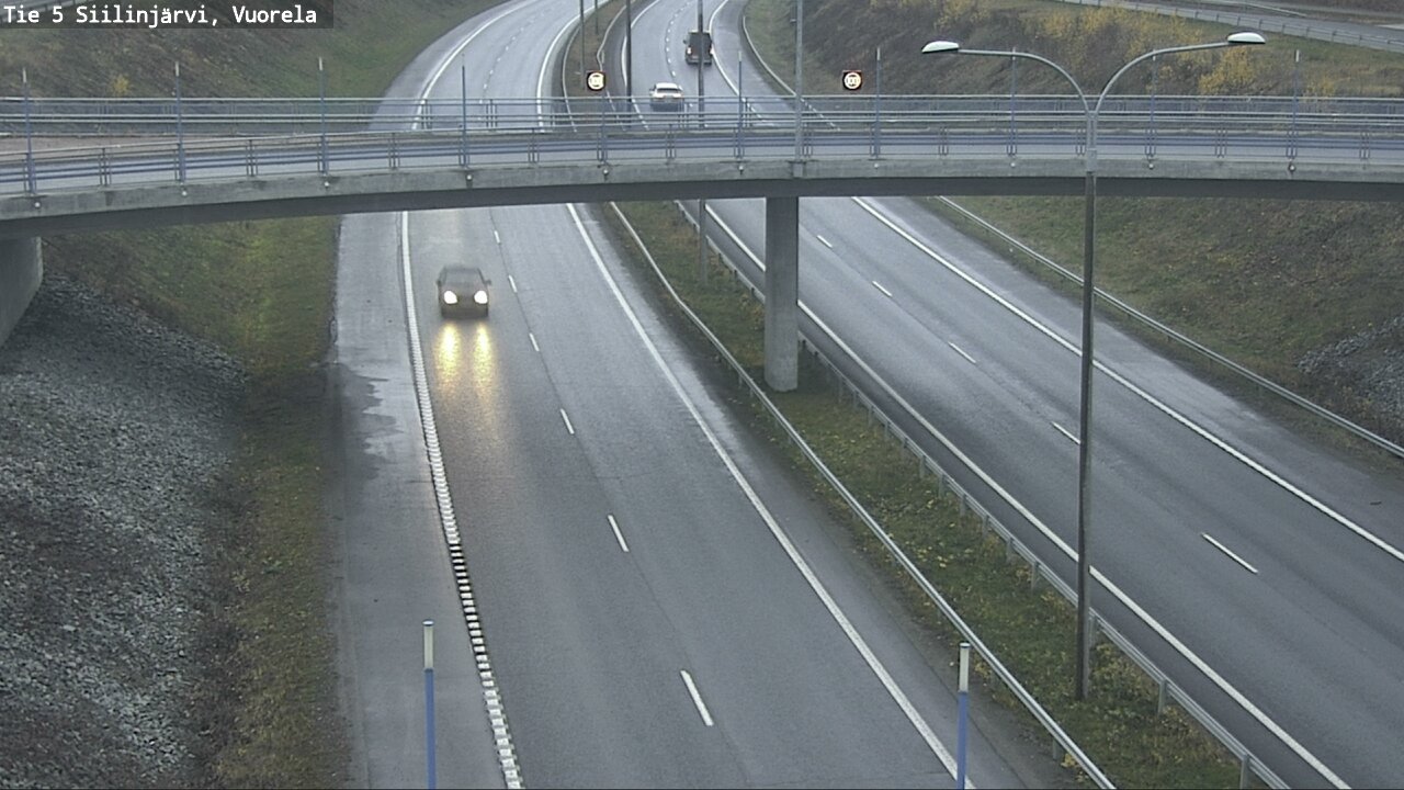 Weather Camera Image Väg 5 Siilinjärvi, Vuorela, Siilinjärvi, Pohjois-Savo