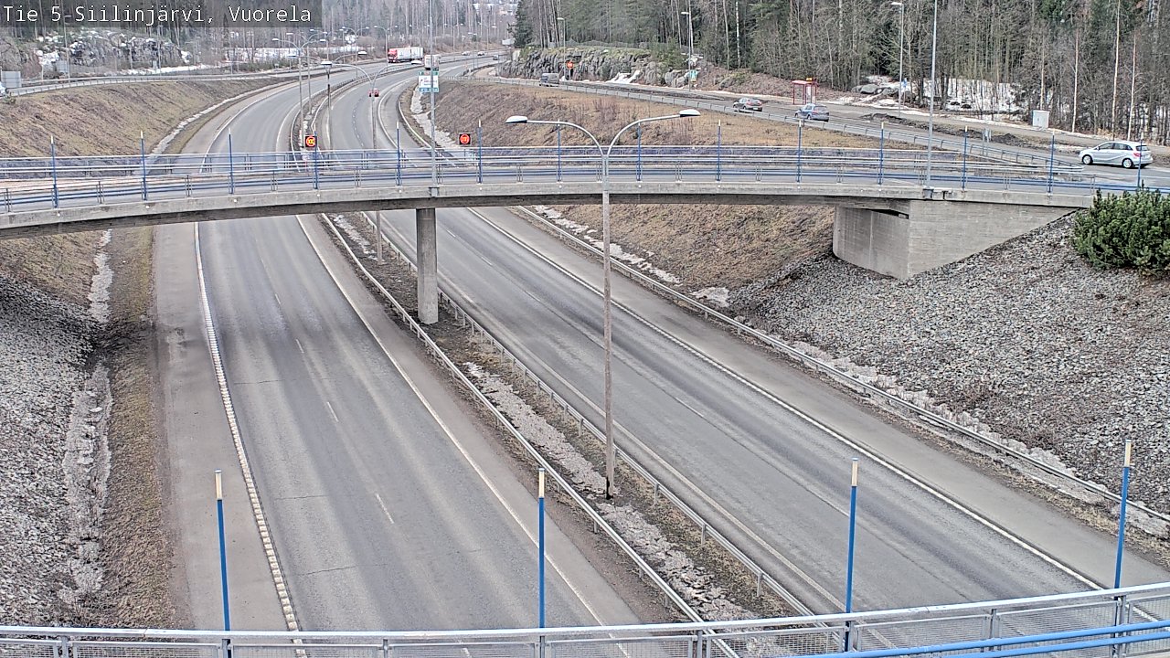 Kelikamerat Kuva Tie 5 Siilinjärvi, Vuorela, Siilinjärvi, Pohjois-Savo