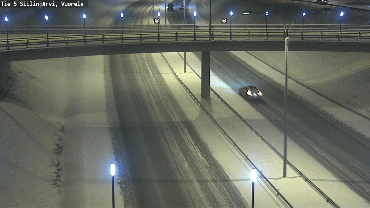 Kelikamerat Kuva Tie 5 Siilinjärvi, Vuorela, Siilinjärvi, Pohjois-Savo