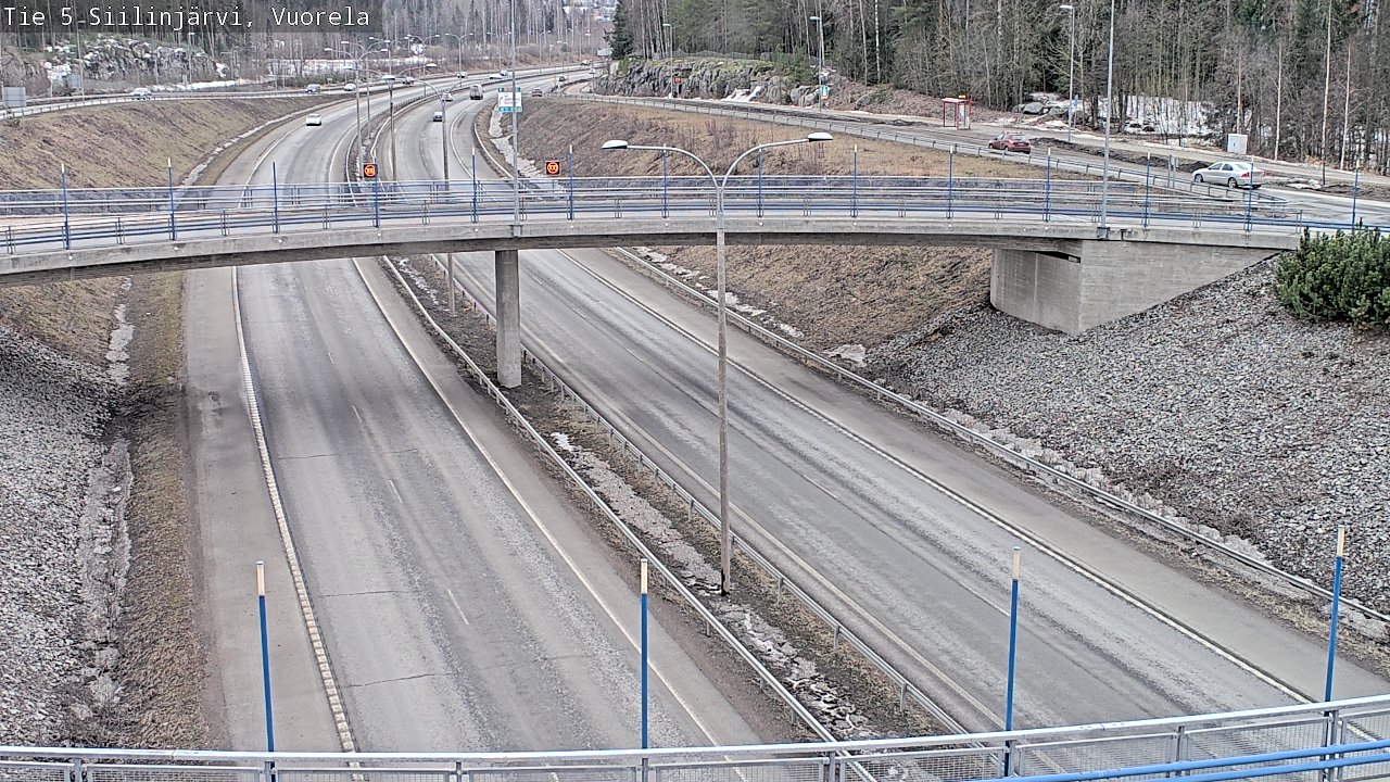 Weather Camera Image Road 5 Siilinjärvi, Vuorela, Siilinjärvi, Pohjois-Savo
