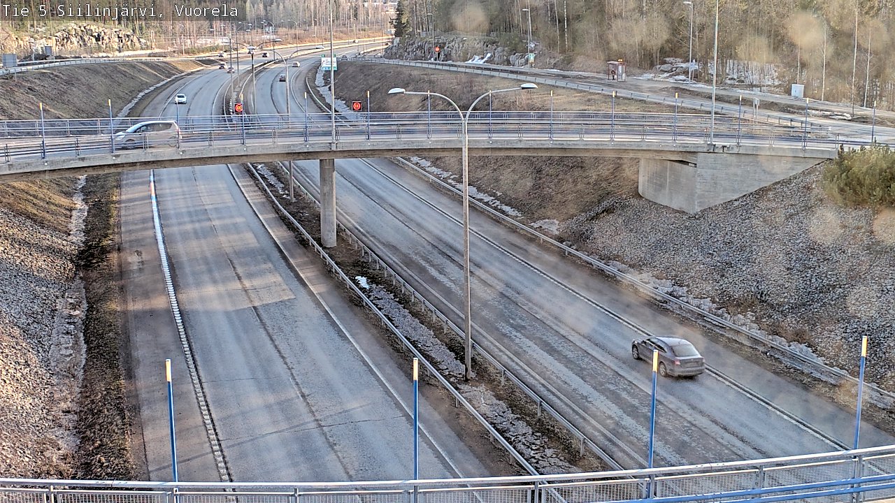 Kelikamerat Kuva Tie 5 Siilinjärvi, Vuorela, Siilinjärvi, Pohjois-Savo