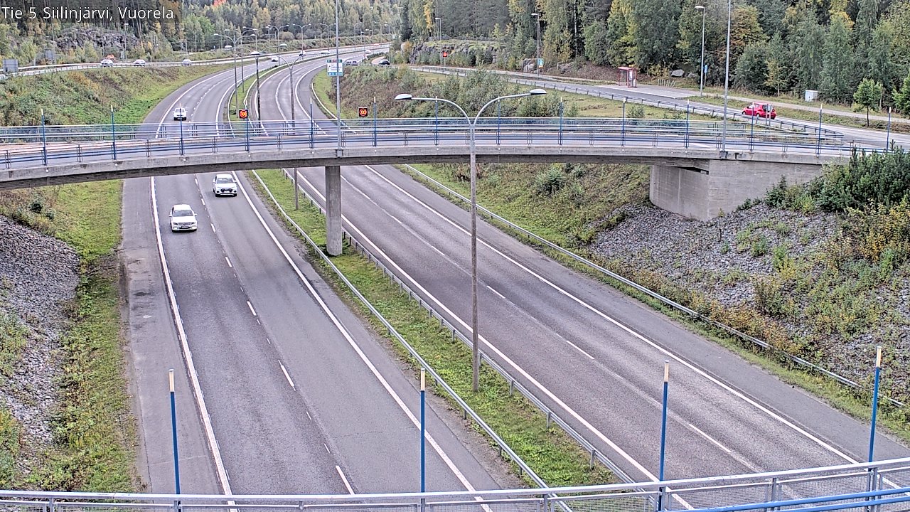Weather Camera Image Väg 5 Siilinjärvi, Vuorela, Siilinjärvi, Pohjois-Savo