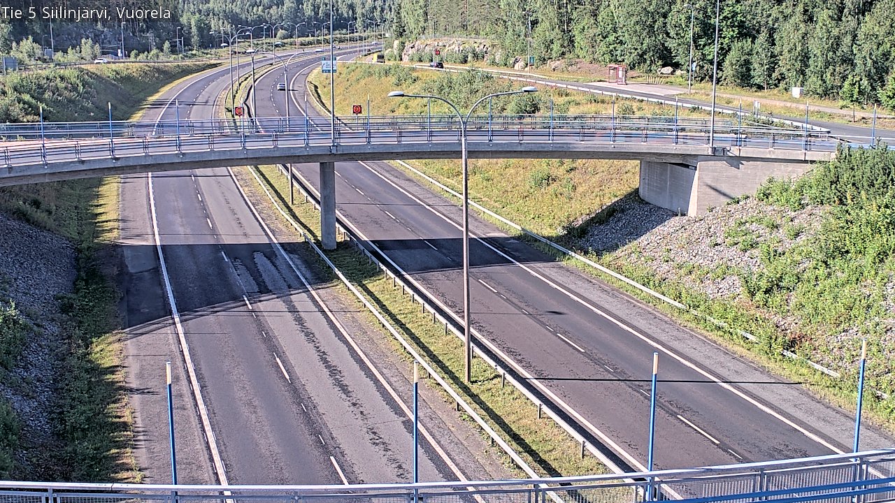 Kelikamerat Kuva Tie 5 Siilinjärvi, Vuorela, Siilinjärvi, Pohjois-Savo