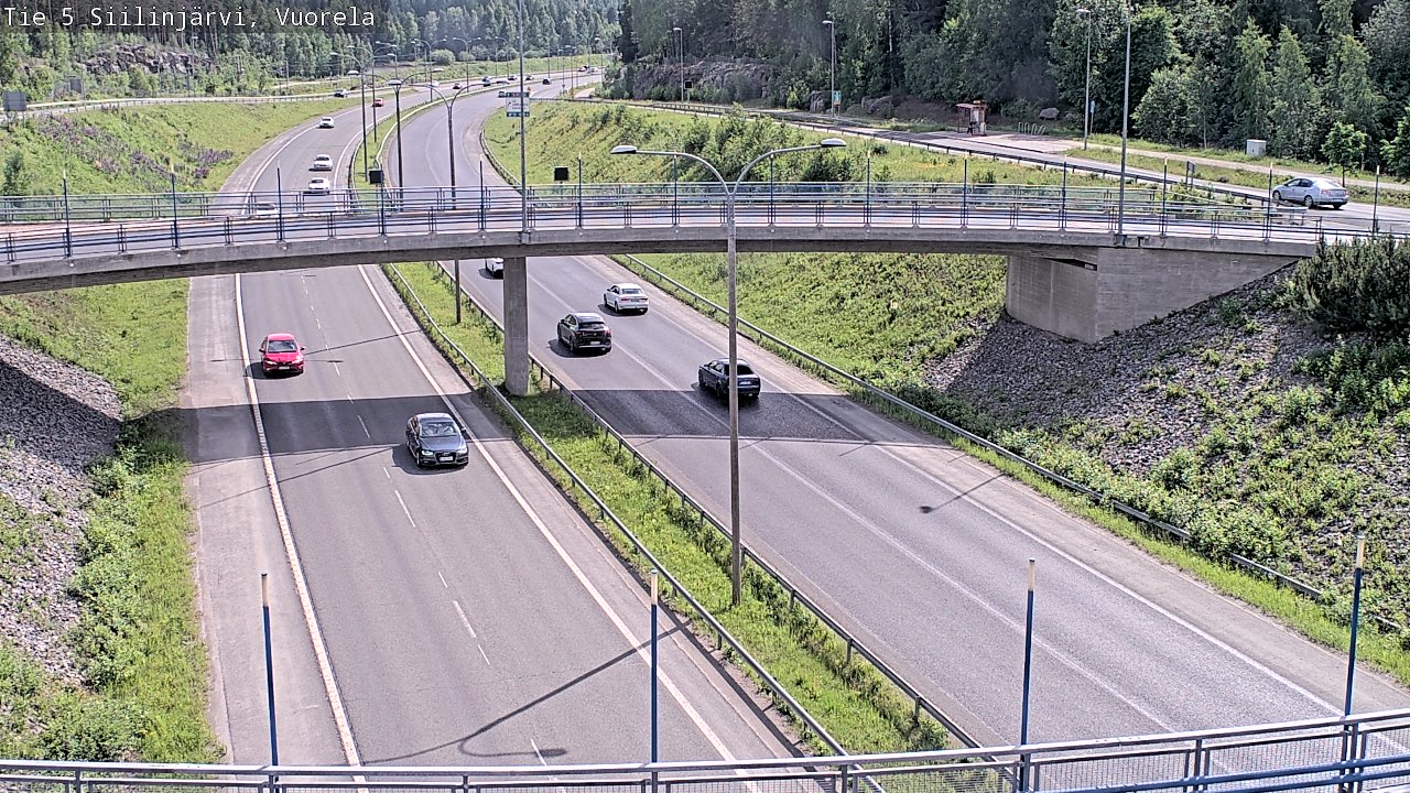Kelikamerat Kuva Tie 5 Siilinjärvi, Vuorela, Siilinjärvi, Pohjois-Savo