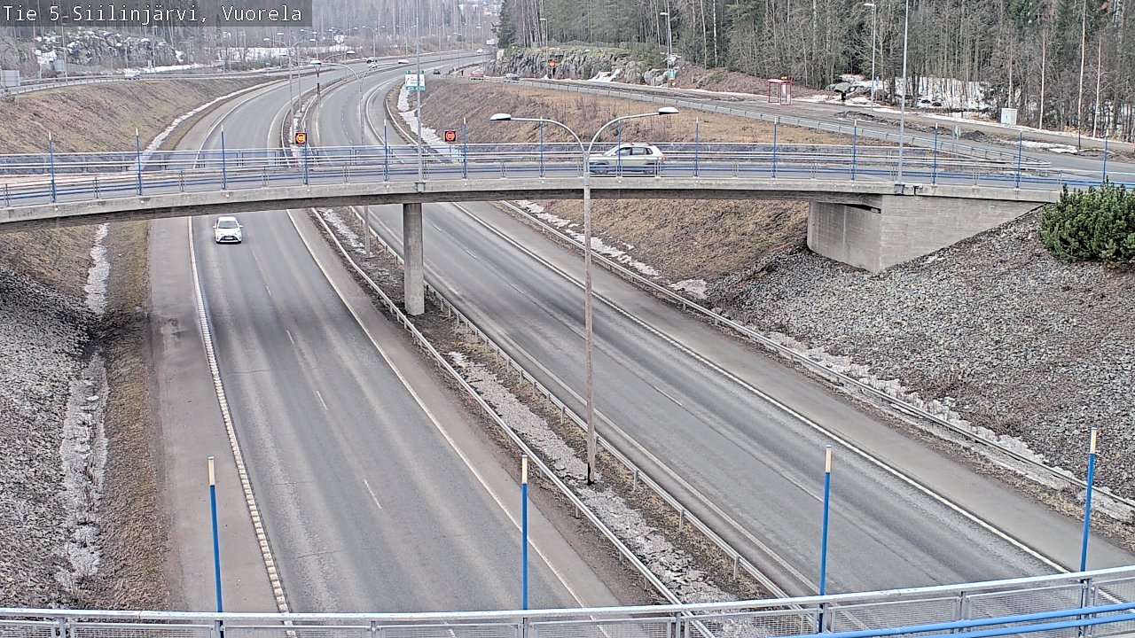 Kelikamerat Kuva Tie 5 Siilinjärvi, Vuorela, Siilinjärvi, Pohjois-Savo