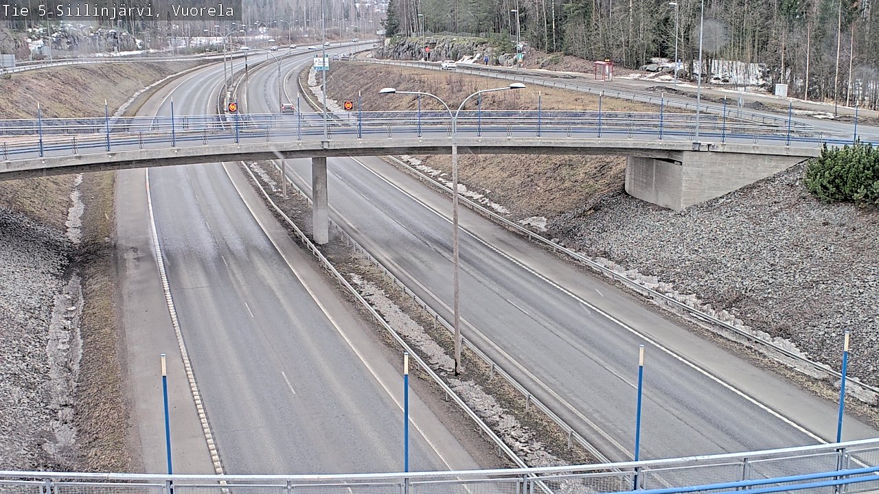 Kelikamerat Kuva Tie 5 Siilinjärvi, Vuorela, Siilinjärvi, Pohjois-Savo