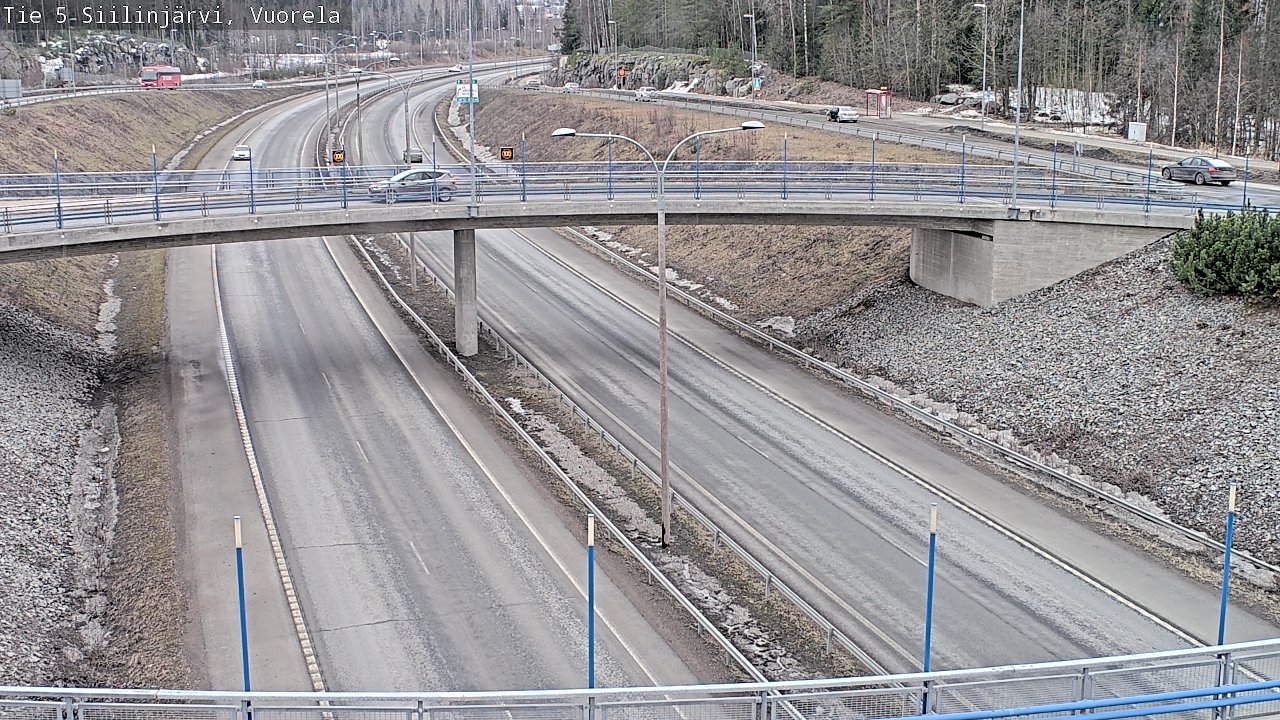 Weather Camera Image Road 5 Siilinjärvi, Vuorela, Siilinjärvi, Pohjois-Savo