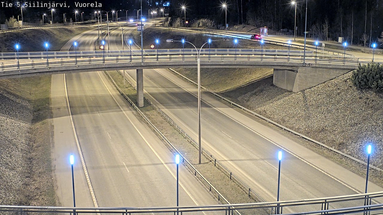 Weather Camera Image Road 5 Siilinjärvi, Vuorela, Siilinjärvi, Pohjois-Savo