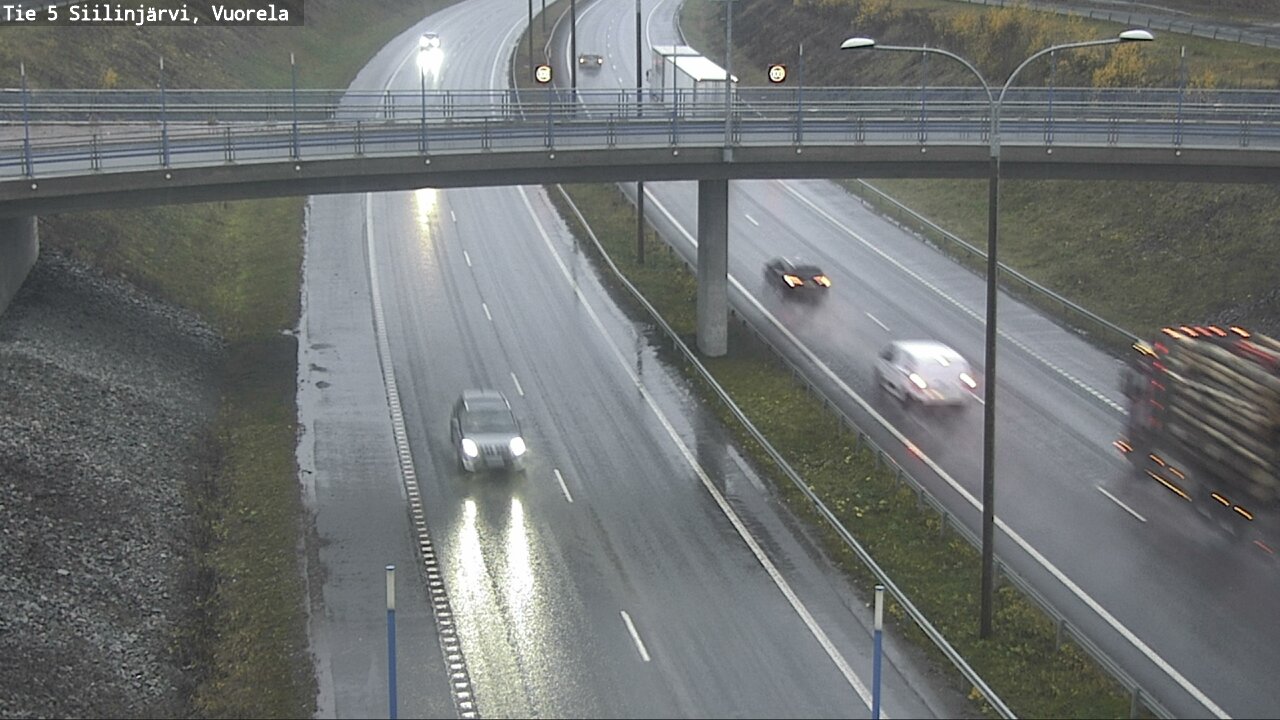 Weather Camera Image Väg 5 Siilinjärvi, Vuorela, Siilinjärvi, Pohjois-Savo