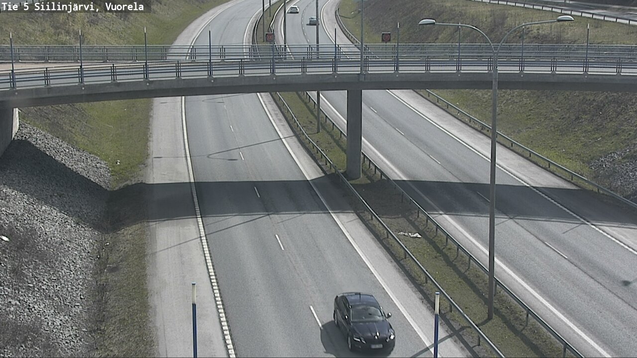 Weather Camera Image Väg 5 Siilinjärvi, Vuorela, Siilinjärvi, Pohjois-Savo