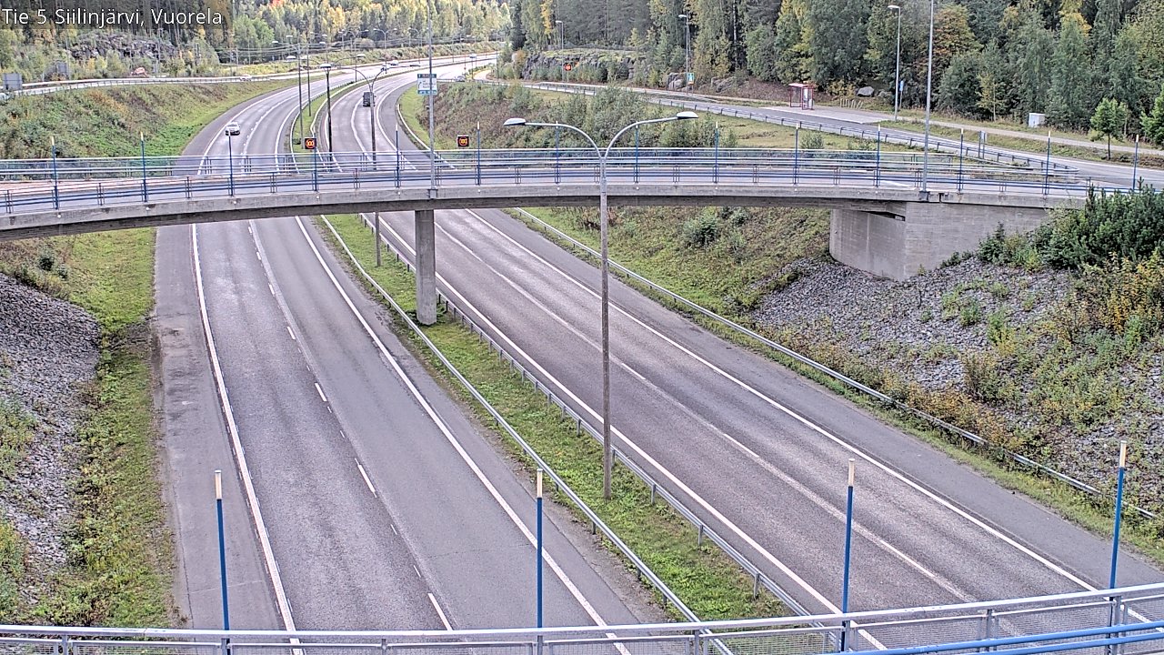 Weather Camera Image Väg 5 Siilinjärvi, Vuorela, Siilinjärvi, Pohjois-Savo