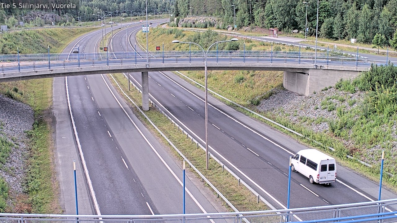 Weather Camera Image Road 5 Siilinjärvi, Vuorela, Siilinjärvi, Pohjois-Savo