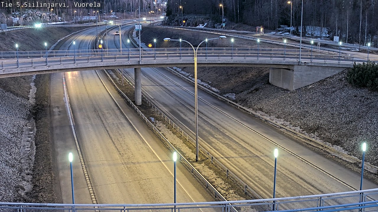 Kelikamerat Kuva Tie 5 Siilinjärvi, Vuorela, Siilinjärvi, Pohjois-Savo
