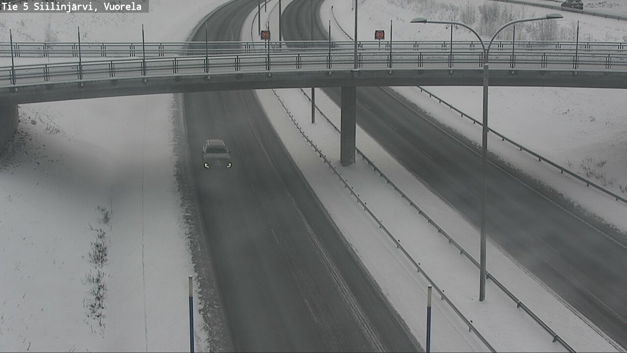 Weather Camera Image Road 5 Siilinjärvi, Vuorela, Siilinjärvi, Pohjois-Savo