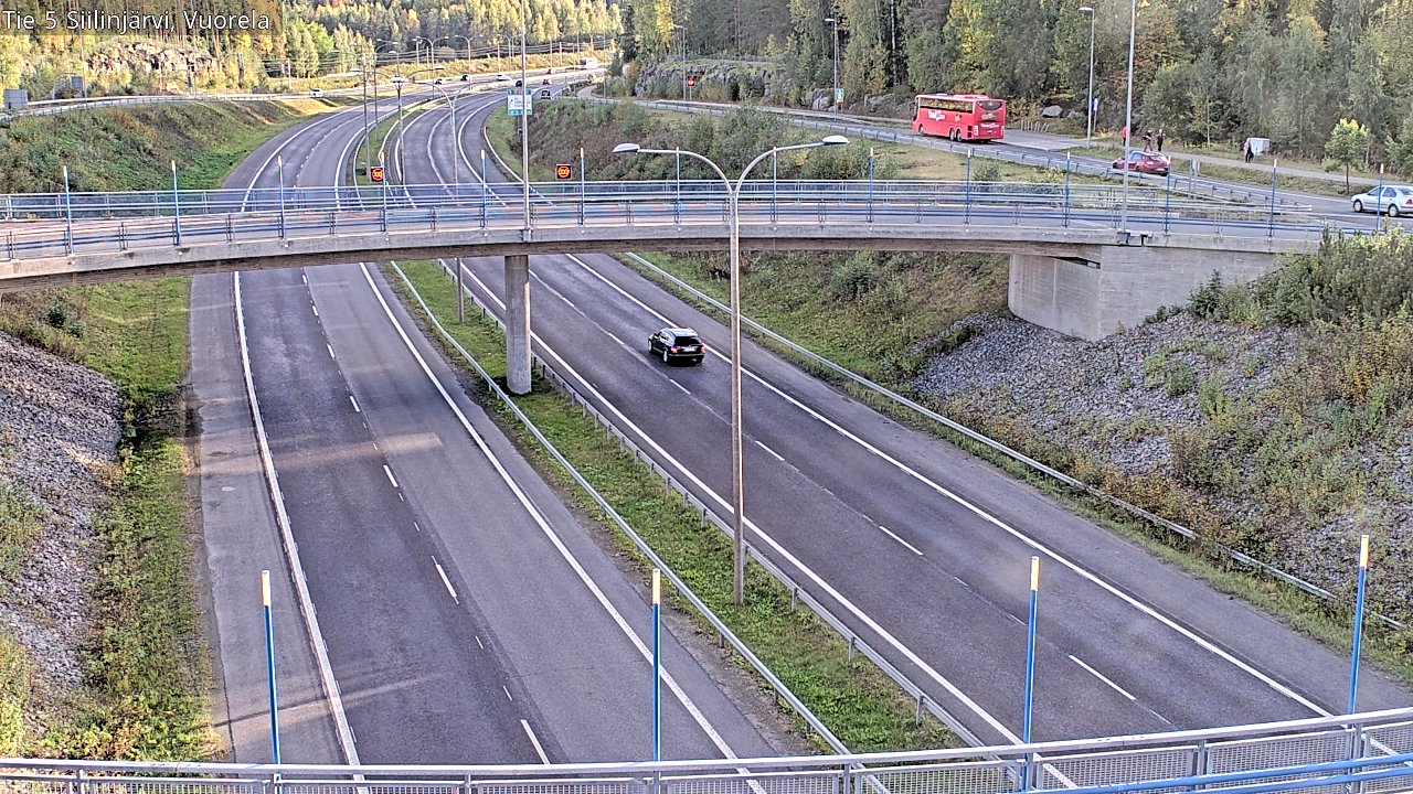 Weather Camera Image Väg 5 Siilinjärvi, Vuorela, Siilinjärvi, Pohjois-Savo