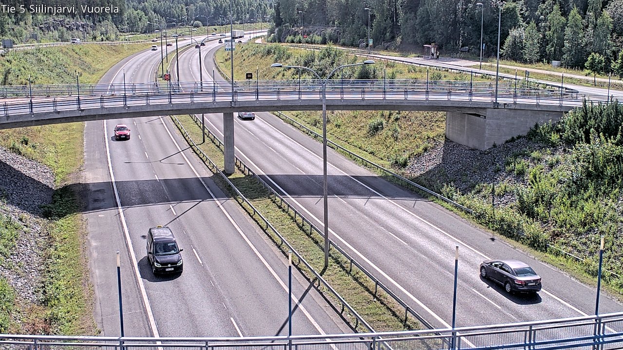 Kelikamerat Kuva Tie 5 Siilinjärvi, Vuorela, Siilinjärvi, Pohjois-Savo