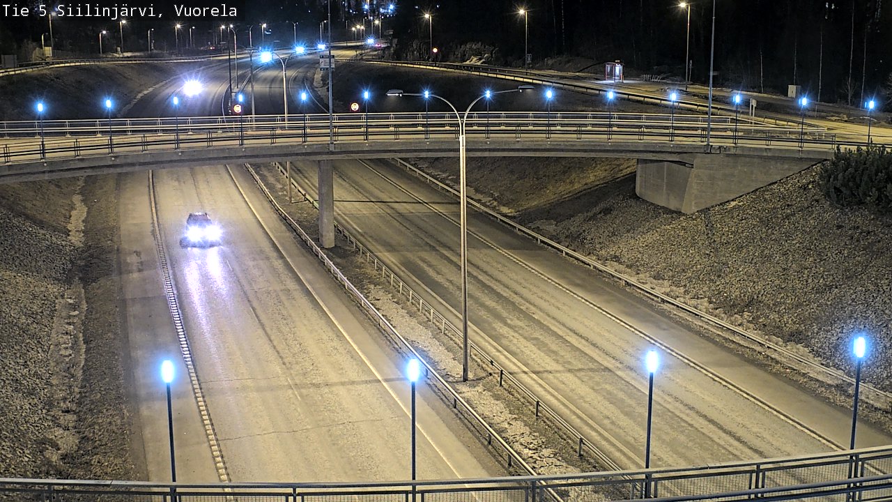 Kelikamerat Kuva Tie 5 Siilinjärvi, Vuorela, Siilinjärvi, Pohjois-Savo