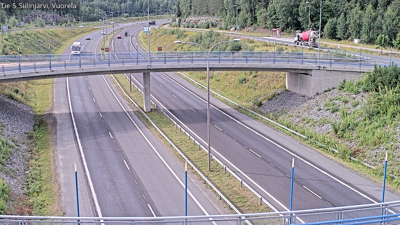 Weather Camera Image Road 5 Siilinjärvi, Vuorela, Siilinjärvi, Pohjois-Savo