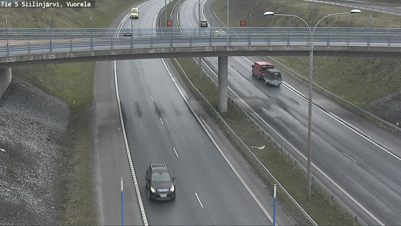 Weather Camera Image Road 5 Siilinjärvi, Vuorela, Siilinjärvi, Pohjois-Savo