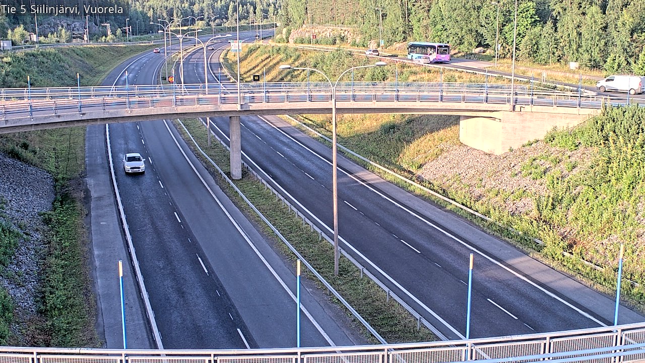Kelikamerat Kuva Tie 5 Siilinjärvi, Vuorela, Siilinjärvi, Pohjois-Savo