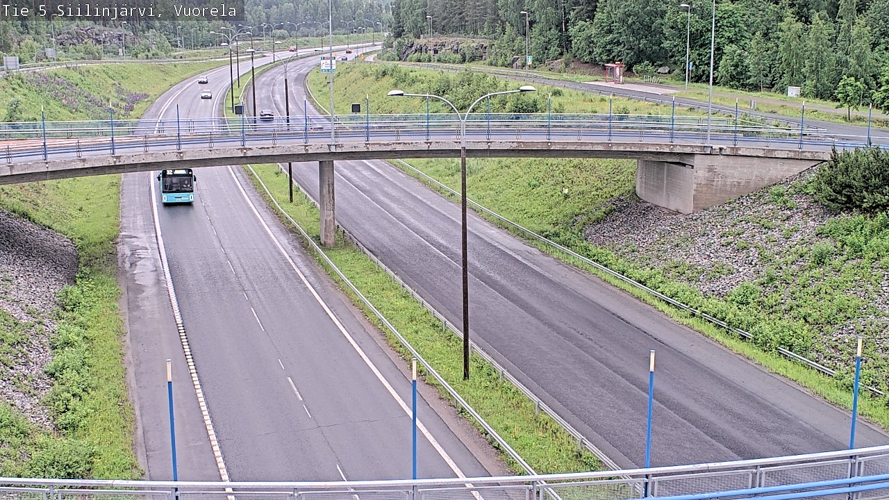 Weather Camera Image Väg 5 Siilinjärvi, Vuorela, Siilinjärvi, Pohjois-Savo