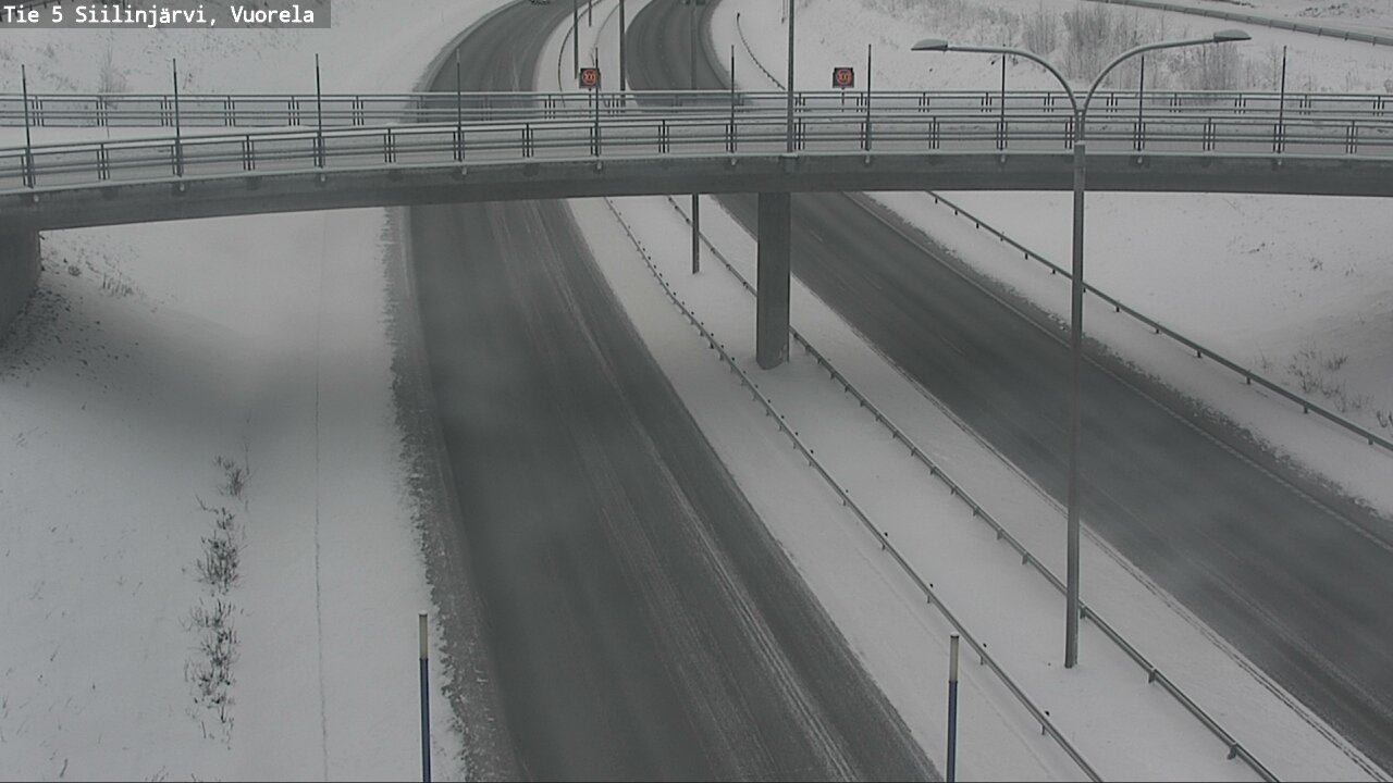 Weather Camera Image Väg 5 Siilinjärvi, Vuorela, Siilinjärvi, Pohjois-Savo
