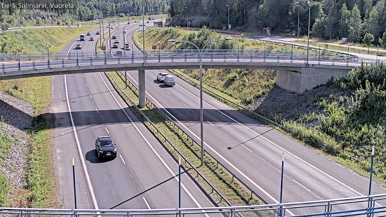 Kelikamerat Kuva Tie 5 Siilinjärvi, Vuorela, Siilinjärvi, Pohjois-Savo